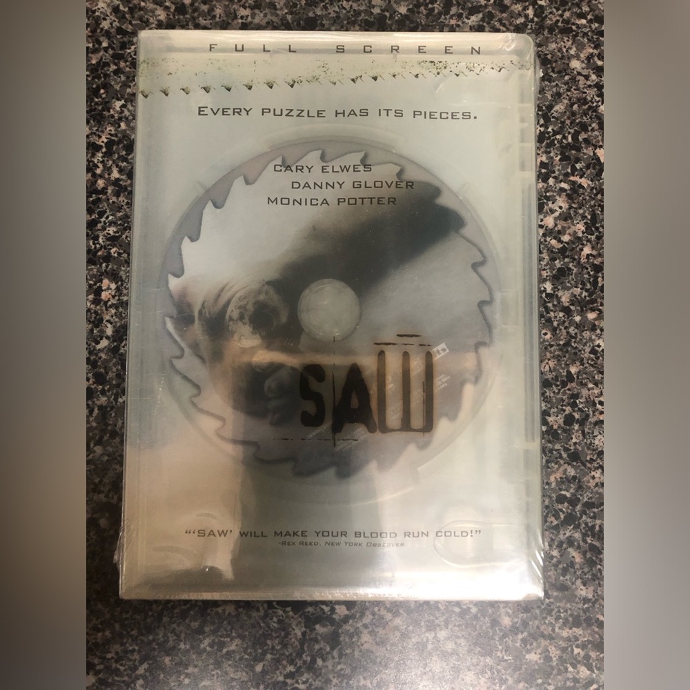 SAW DVD MOVIE (Factory Sealed)
